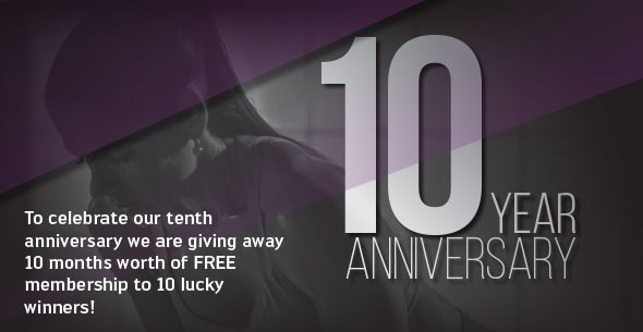 10th Anniversary web banner
